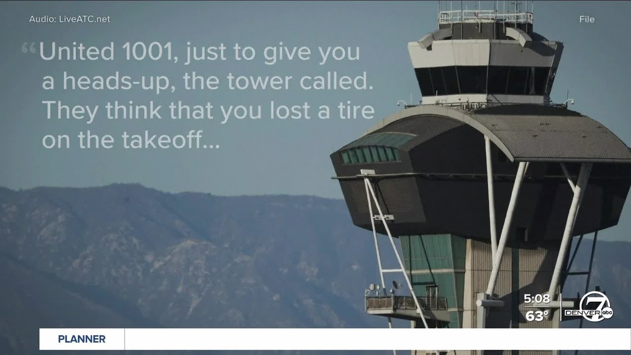United plane lands safely in Denver after losing tire on takeoff in LA Monday