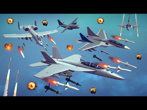 Air vs Ground Combat #23 | Besiege