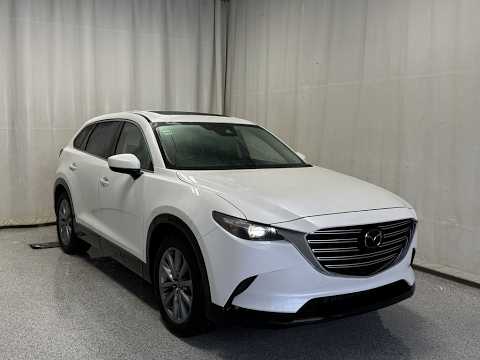 2021 Mazda CX-9 2021.5 GS-L AWD in White for sale at Park Mazda in Sherwood Park, AB