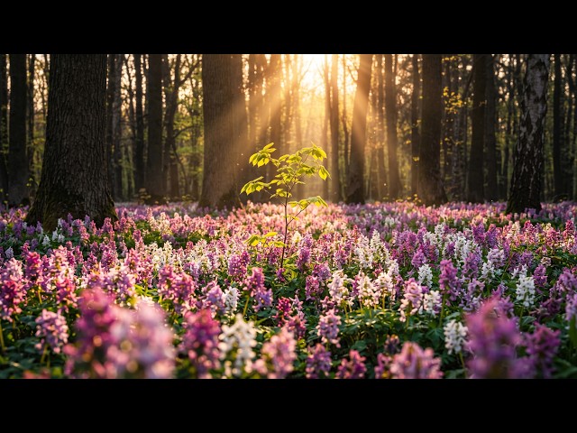 Spring Forest & Beautiful Relaxing Music For Stress Relief ~ Heal Your Heart, Emotions and Nervous 🌿 SDDEFAULT Thumbnail
