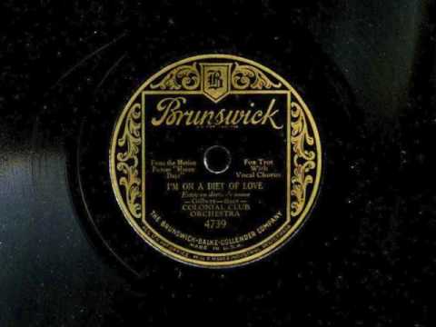 I'm On A Diet Of Love by Bob Haring and His Orchestra, 1930
