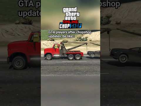Gta players after chop shop update be like😂 #chopshop