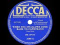 1940 HITS ARCHIVE: When The Swallows Come Back To Capistrano - Ink Spots
