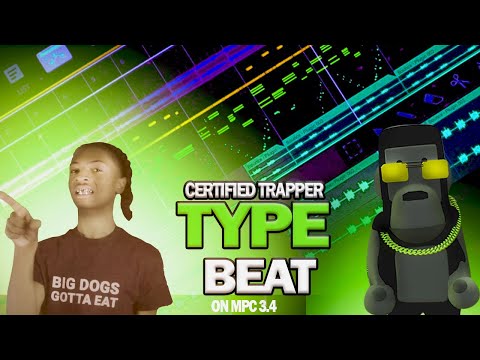 HOW TO MAKE A CERTIFIED TRAPPER X BABYFXCE E X TSE VIC TYPE BEAT ON MPC X STAND-ALONE MPC 3.4