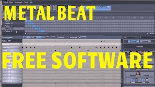 Video thumbnail for Hydrogen Drum Machine (Metal Beat) Free Software by David Paxson