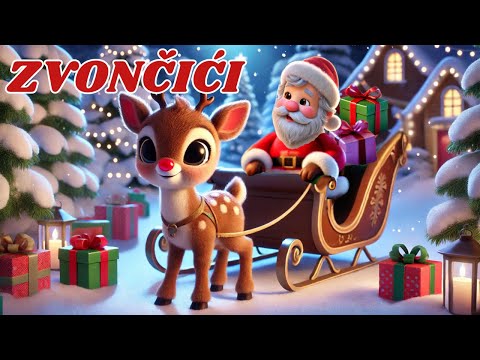 Zvončići, zvončići | Najlepša Novogodišnja Pesma za Decu sa textom- pevajte sa nama   🎄🎊