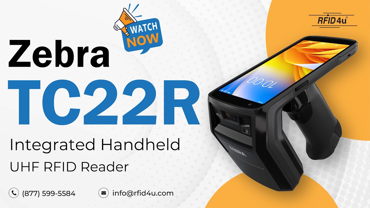 Zebra TC22R Integrated Handheld UHF RFID Reader | Ultra-Fast, Smart, and Versatile