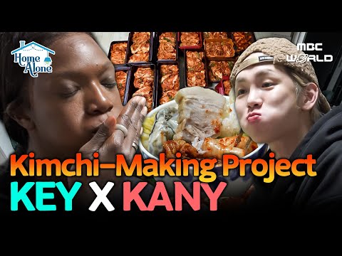 [Sub] Key & Kany & Kany's Mother in-law: Kimchi Making at Home🥬#KEY #KANY