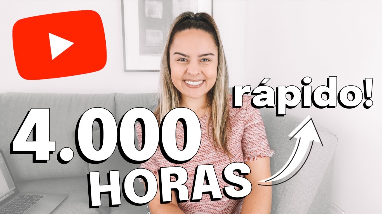 Como Conseguir As 4 MIL HORAS DE EXIBIÇÃO No YouTube