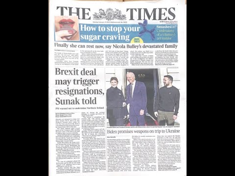 EDUQAS A-Level Media Studies Component 1 - Newspapers The Times complete edition