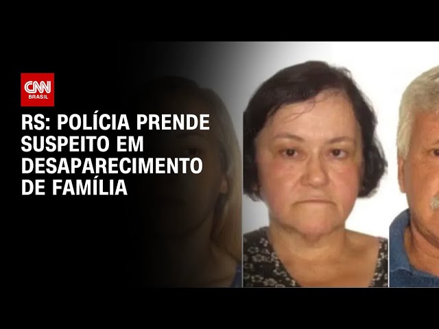 Polícia prende suspeito do desaparecimento de família em Cachoeirinha (RS) | CNN NOVO DIA