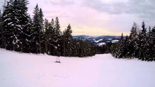 preview picture of video 'Snowboarding & Skiing @ Hauereck'