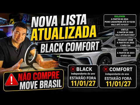 Thumbnail for 🔴🟡UBER ALTEROU TUDO | LISTA OFICIAL de CARROS Uber BLACK e COMFORT no MOVE BRASIL🔴🟡 by Peugeot, Video c, Honda City, Chevrolet, video, Taxi, Car, Vehicle, vide