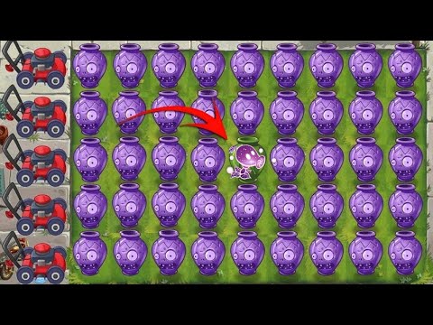 Cosmic PEA & Other Pea in Vasebreaker Vs All Zombies - Pvz 2 Challenge