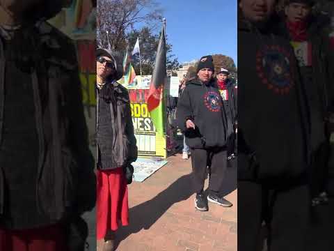 American Patriot attacked by Indian swarm