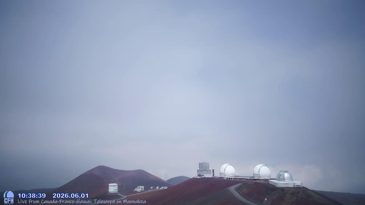 Live webcam view of Cúpulas de telescopios en Mauna Kea