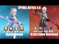 C0 Ayaka Freeze & C0 Arlecchino Overload | Spiral Abyss 4.6 | Genshin Impact