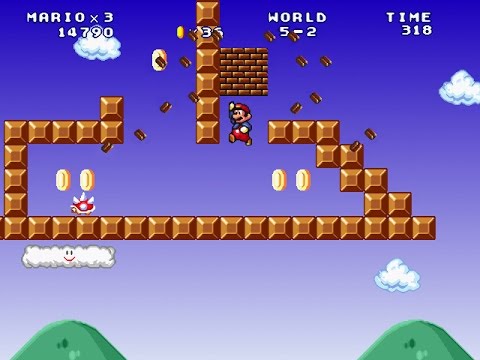 Mario Forever Advance Edition World 5 Speedrun [TAS]