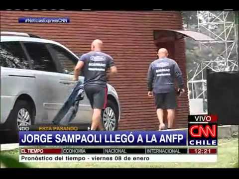 Así fue la llegada de Jorge Sampaoli a la ANFP