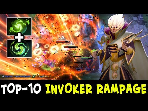 TOP-10 Invoker RAMPAGES #2 — 3x CATACLYSM Immortal Rank