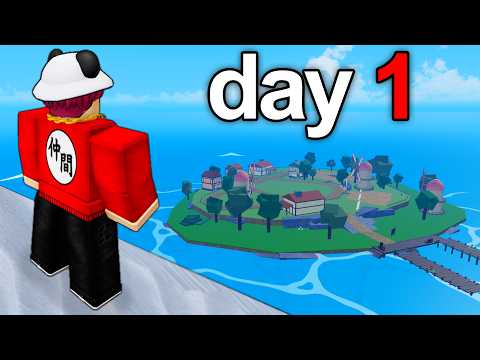 My FIRST Day Playing Blox Fruits