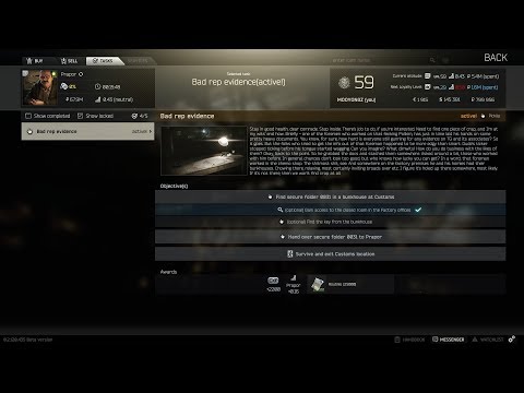 Escape from Tarkov - How to Find Folder 0031 in a Bunkhouse at Customs