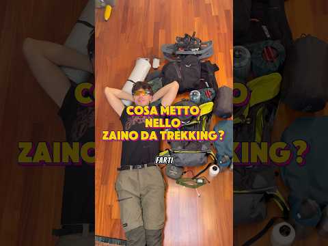 Come fare lo zaino per un escursione invernale 🎒 #bivacco #trekking #escursione #zaino