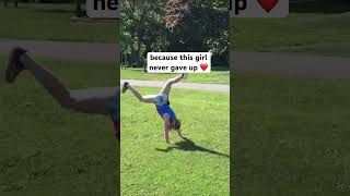 NEVER GIVE UP ❤️🤞#tumbling #shorts