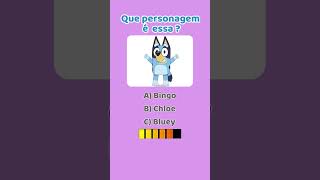 Que Personagem é essa? #bluey #quiz #showquiz