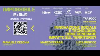 WIRED NEXT FEST 2024 - Innovazione sociale e tecnologia: come generare impatto sul territorio?