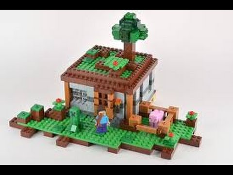 Lego Minecraft First Night Speed Build