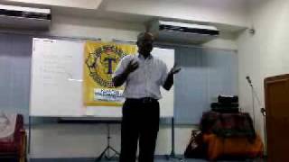 preview picture of video 'Kuantan Toastmasters Club - Table Topic Speech Contest 2008/09 (Contestant #1)'