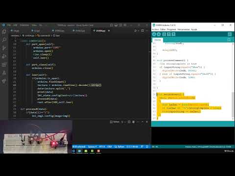 Python y Arduino [Comunicación Serial] [Leer y transmitir]
