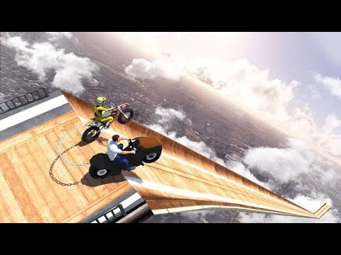 Chained Bikes: Mega Ramp Stunts Video