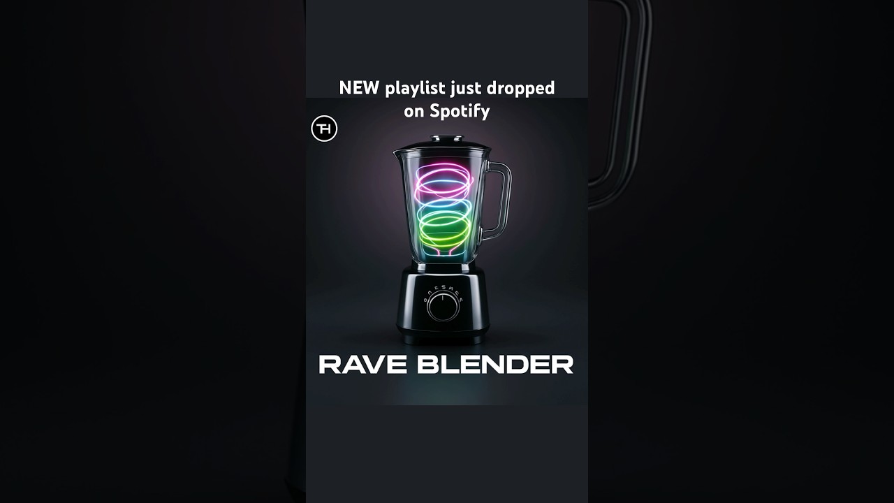 Our NEW playlist just dropped on Spotify - Rave Blender 🚀 updated weekly !