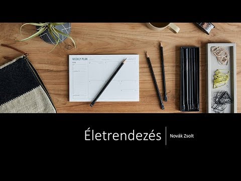 Novák Zsolt - Életrendezés