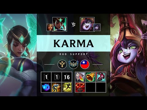 Karma Support vs Lulu - TW Challenger Patch 25.14