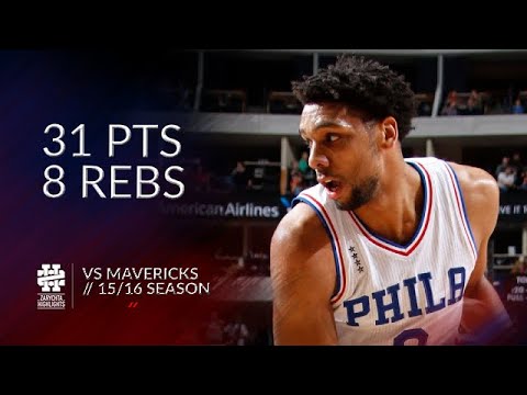 Jahlil Okafor 31 pts 8 rebs vs Mavericks 15/16 season