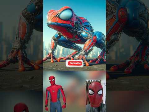 superheroes but frog robot 😱🔥Marvel & DC-All Characters #marvel #avengers#shorts#robot