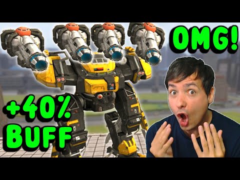 MAX DAMAGE New Buffed REDEEMER Behemoth Mk3 War Robots Gameplay WR
