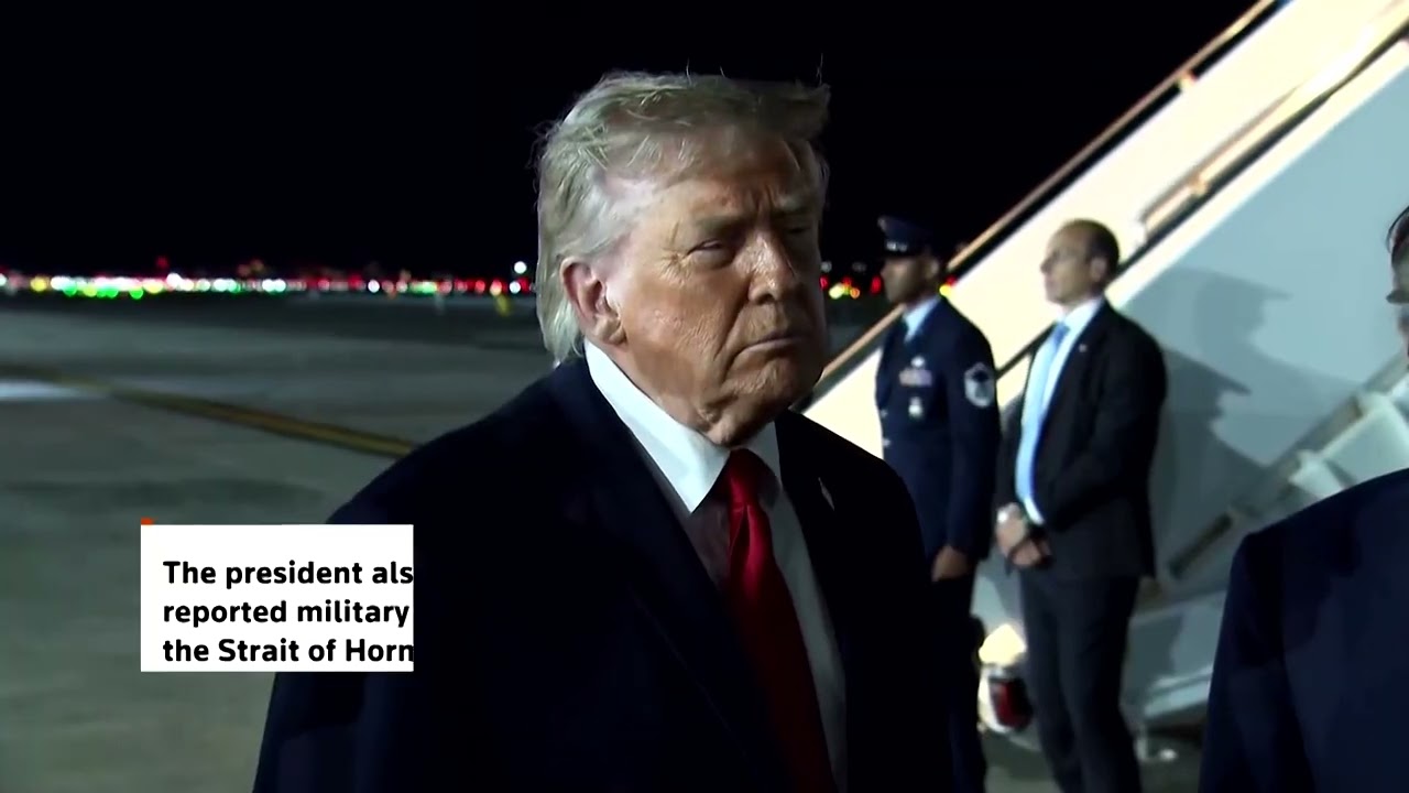 Video | Trump says talks with Iran are 'going well'