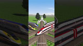 Download lagu 4 Kereta Api Cepat Melintasi Persilangan 3 Kereta Api Cepat #railroad #train #railtrack #railway mp3