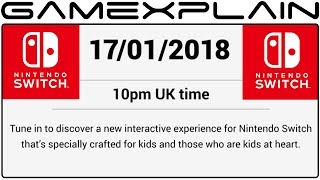 Nintendo Showcasing "New Interactive Switch Experience" Designed for Kids TODAY
