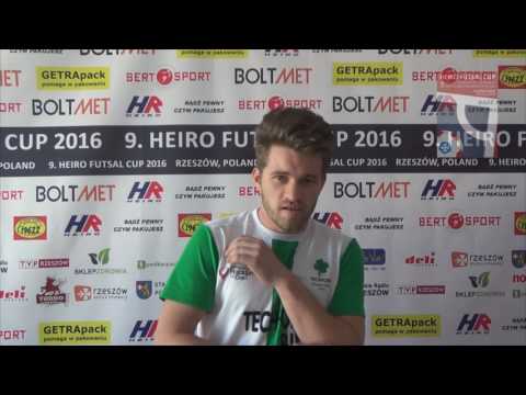 9. HFC 2016 - Wywiad z Daniel Niezgoda (Techform Rzeszów) po meczu z Czarnymi Oleszyce