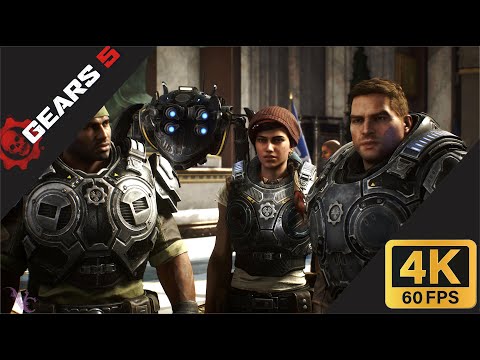 Gears 5 Act 1 Chapters 1 & 2 - Shot in the dark & Diplomacy - 4k 60 FPS