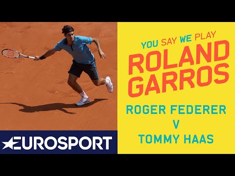 Roger Federer v Tommy Haas | You Say, We Play - Day 9 | Eurosport