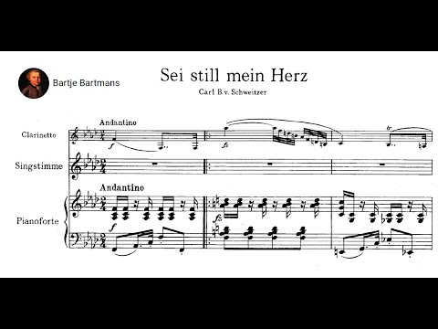 Louis Spohr - 6 Deutsche Lieder, Op. 103 (1837) Voice, Clarinet and Piano