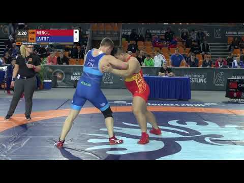 Qual. GR - 130 kg: L. MENG (CHN) v. T. LAHTI (FIN)