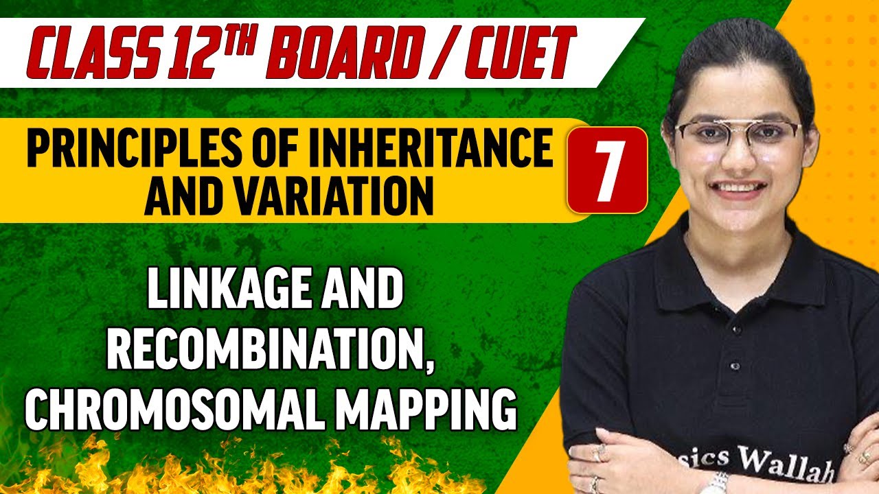 Principles of Inheritance And Variation 07 | Linkage and Recombination | Class 12th/CUET