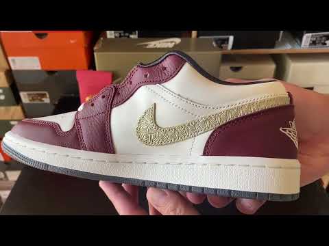 "Women's Air Jordan 1 Low SE Chinese New Year Unboxing”